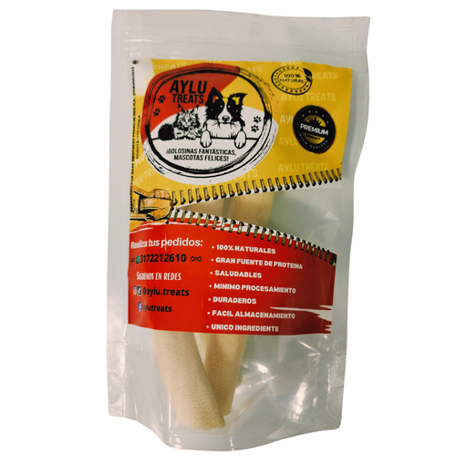 Colitas de Res Deshidratadas 100% Naturales para Perros | Paquete x6 Unidades