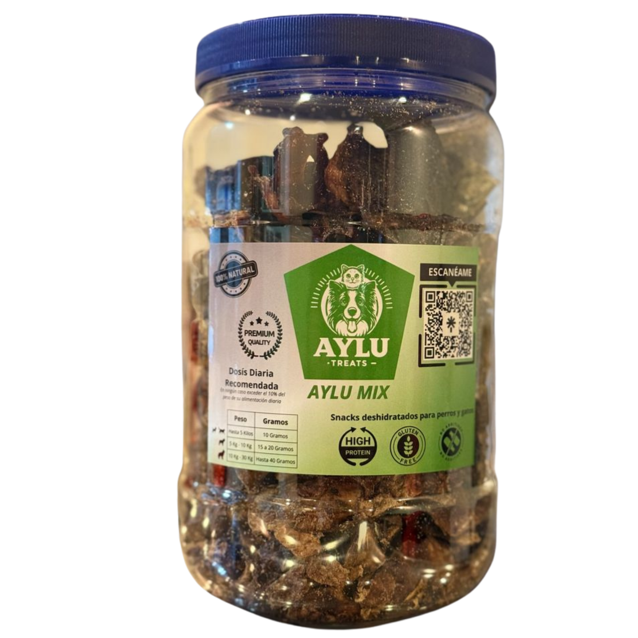 Aylu Mix | Mix de Bofe, Hígado y Corazón Deshidratados 100% Naturales