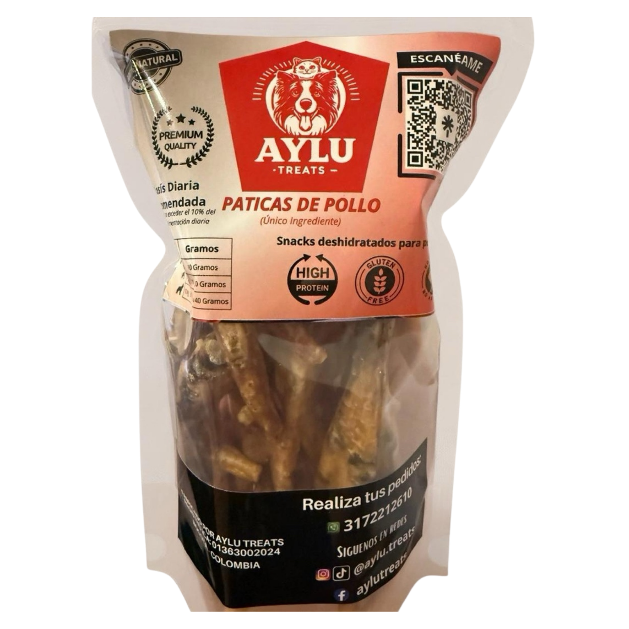 Patas de Pollo Deshidratadas