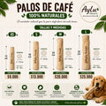 Palos de Café Aylu Treats - Tallas y medidas: XS 12cm, S 18cm, M 24cm, L 32cm